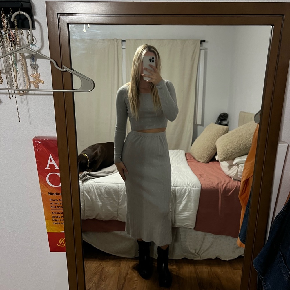 GRAY KNIT set - Picture 11 of 14